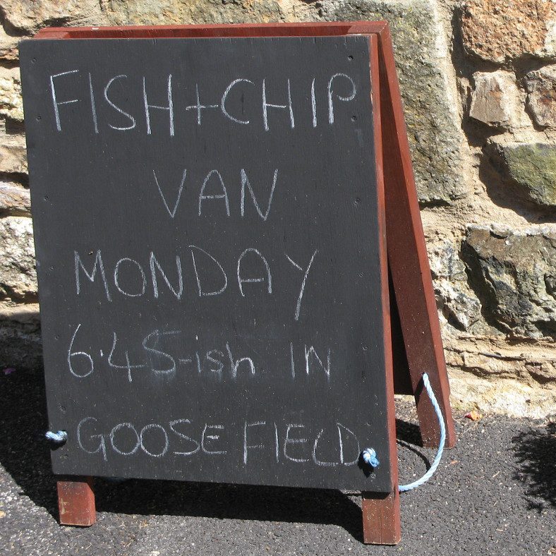 Campsite fish and chips